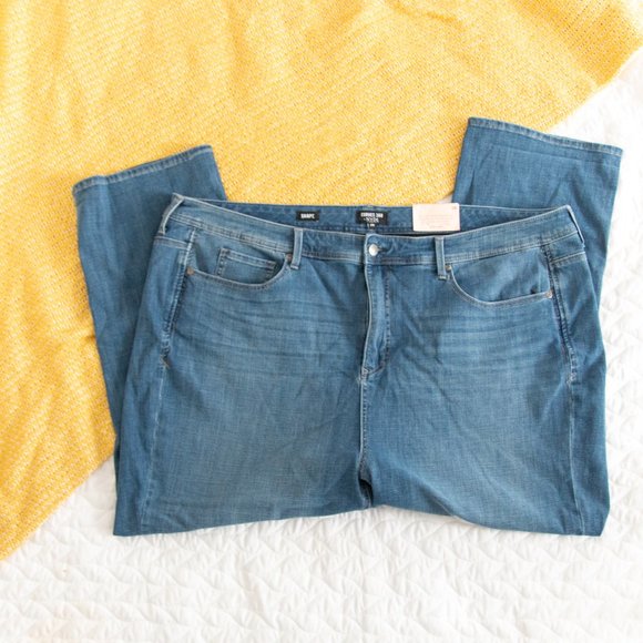 NYDJ Denim - NYDJ • NWT Shape Slim Straight Crop Curves Jeans